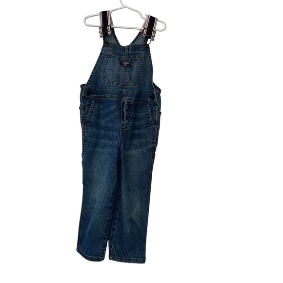 OshKosh B'gosh Classic Blue Overalls sz 4T - Picture 1 of 3